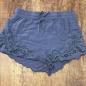 Kendall & Kylie Deep Blue Casual Shorts